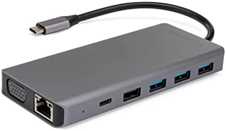 Knox Gear Kernel 13-in-1 USB-C Power Delivery Charging Port Hub, USB C Hub, 2 HDMI Ports, SD and MicroSD Card Slots, Data Transfer Rate of 5 Gbps, Multiport Adapter Compatible with Mac and PC Devices