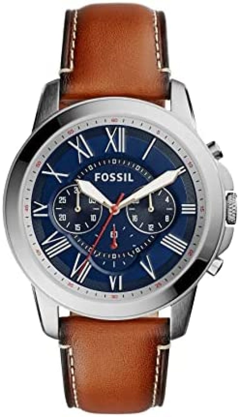 Fossil Men’s Grant Stainless Steel Quartz Chronograph Watch