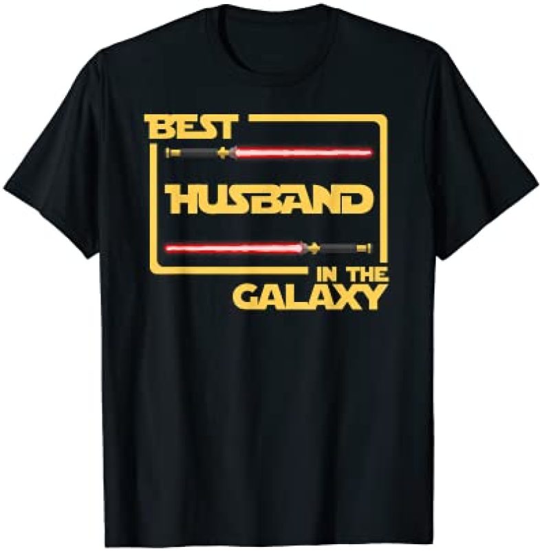 Anniversary Gift Best Husband in Galaxy Husband T-Shirt