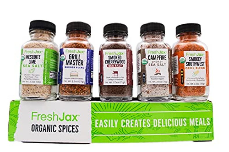 FreshJax Smoked Spices Gift Set, (Set of 5)