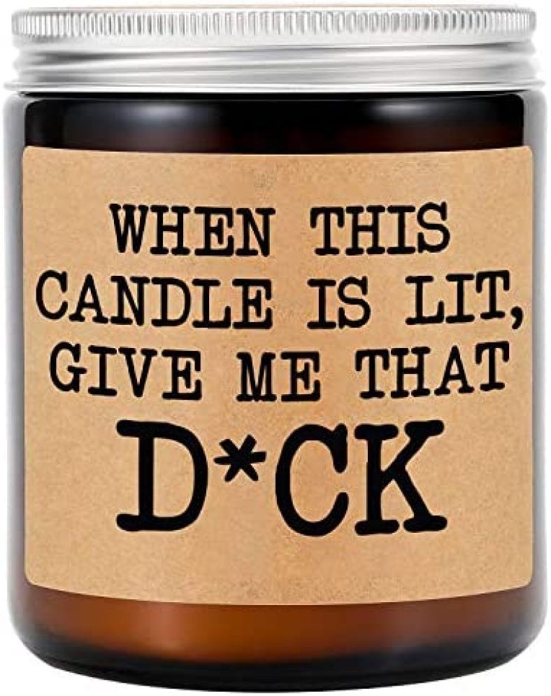 GSPY Scented Candles – Naughty Gifts, Gifts for Him – Husband Gifts, Boyfriend Gifts, Fiance Gifts, Candles for Men – Funny Anniversary, Fathers Day, Birthday Gifts for Husband, Boyfriend, Couple, Guy