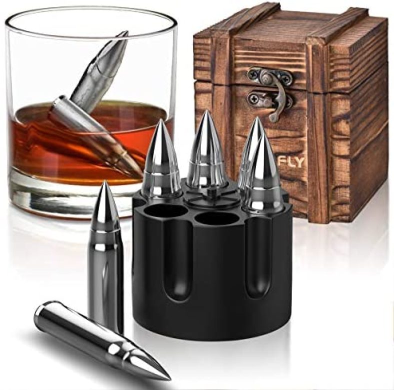 Gifts for Men, Christmas Stocking Stuffers for Dad, Unique Anniversary Birthday Gift Idea for Him Husband Boyfriend, Whiskey Stones, Grandpa Brother Women Man Cave Presents Cool Gadgets Stuff Bourbon