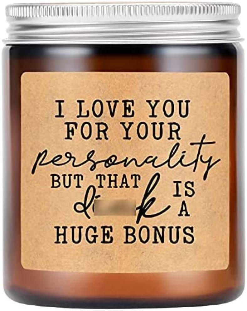 LEADO Scented Candles – Funny Gifts for Men, Gifts for Him – Gifts for Husband, Boyfriend Gifts – Naughty Gifts for Him – Anniversary, Fathers Day, Birthday Gifts for Men, Husband, Boyfriend, Fiance