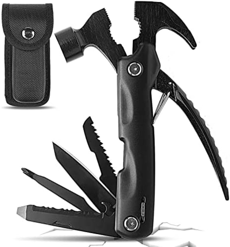 Ratuso Gifts For Men, Multitool Hammer, Dad Gifts, Cool Gadgets For Men, Funny Christmas Birthday Gifts For Men Him Dad Boyfriend Husband, Grandpa Fathers Gift Day From Wife Kids Son Daughter