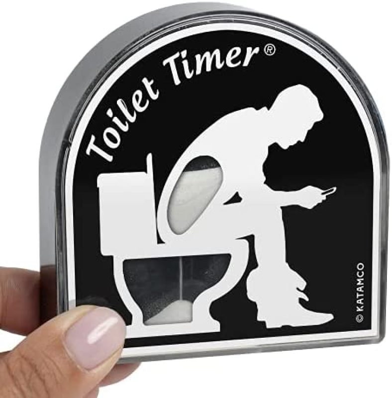 Toilet Timer by Katamco (Classic), Funny Gifts for Men, Husband, Dad, Fathers Day, Birthday Gag