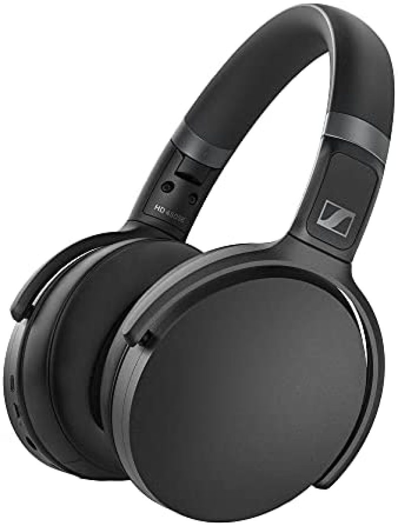 Sennheiser HD 450SE Bluetooth 5.0 Wireless Headphone with Alexa Built-in – Active Noise Cancellation, 30-Hour Battery Life, USB-C Fast Charging, Foldable – Black