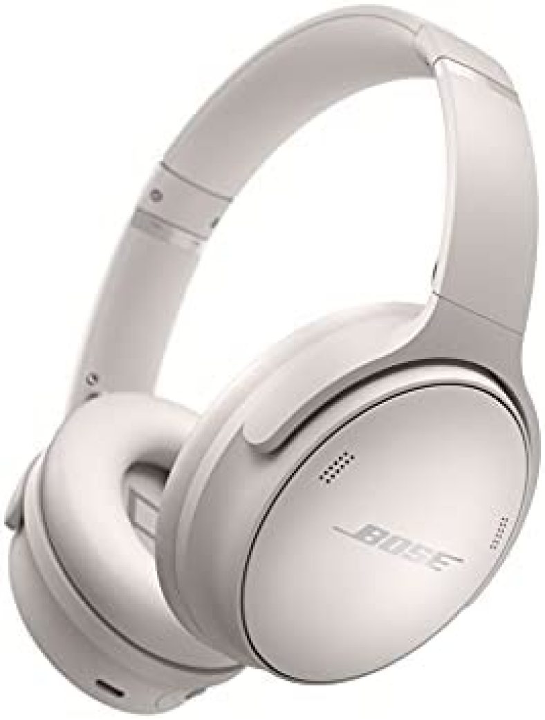 Bose QuietComfort 45 Bluetooth Wireless Noise Cancelling Headphones – White Smoke