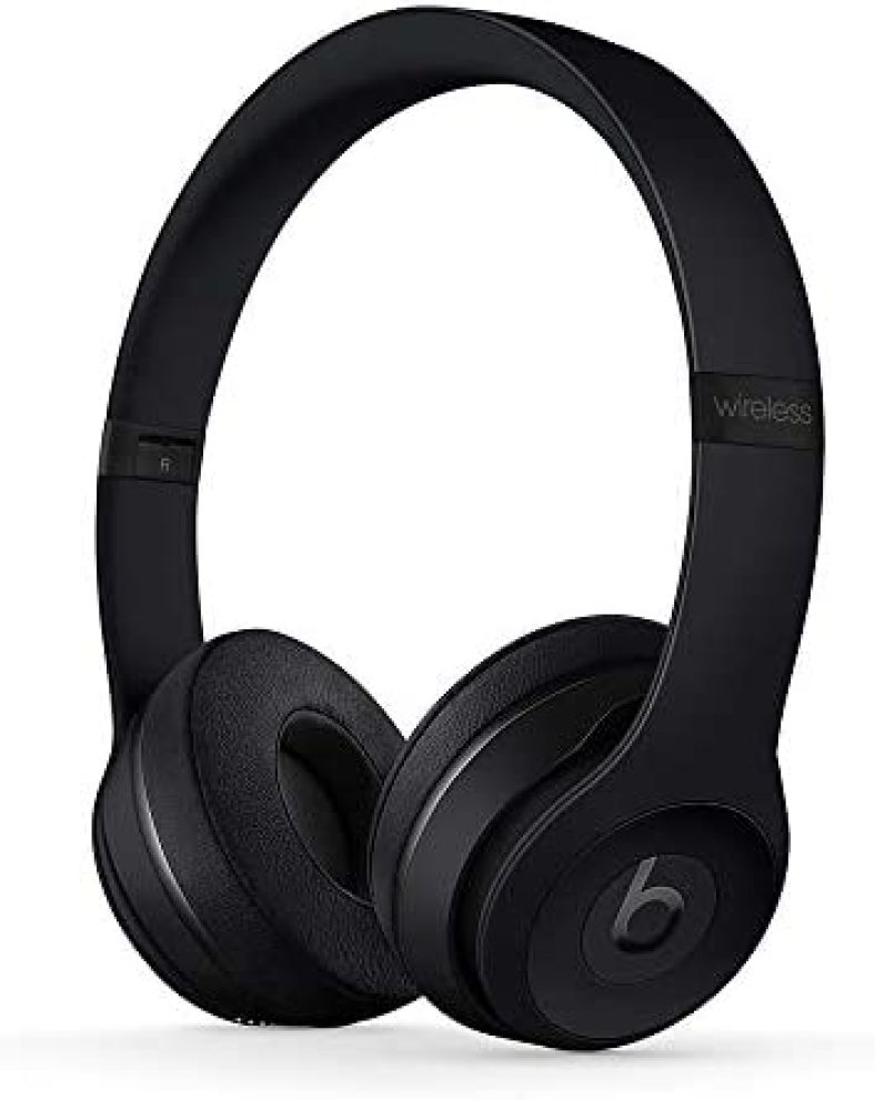 Beats Solo3 Wireless On-Ear Headphones – Apple W1 Headphone Chip, Class 1 Bluetooth, 40 Hours of Listening Time – Matte Black (Previous Model)