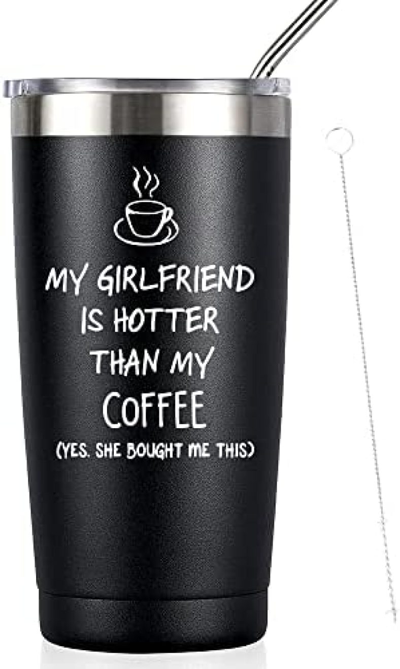 Boyfriend Gifts from Girlfriend,Anniversary or Birthday Valentine’s Day Present Idea For Him From Girlfriend-My Girlfriend Is Hotter Than My Coffee