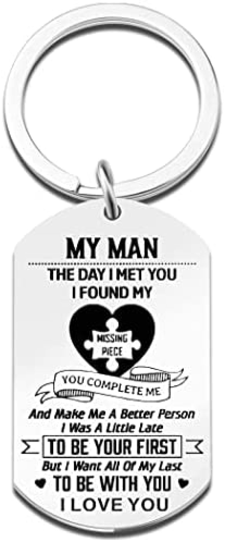 Father Day Gift for Husband From Wife Valentine’s Day Gifts Couple Gifts Keychain for Boyfriend Gifts for Wife Husband Gifts Keychain for Boyfriend