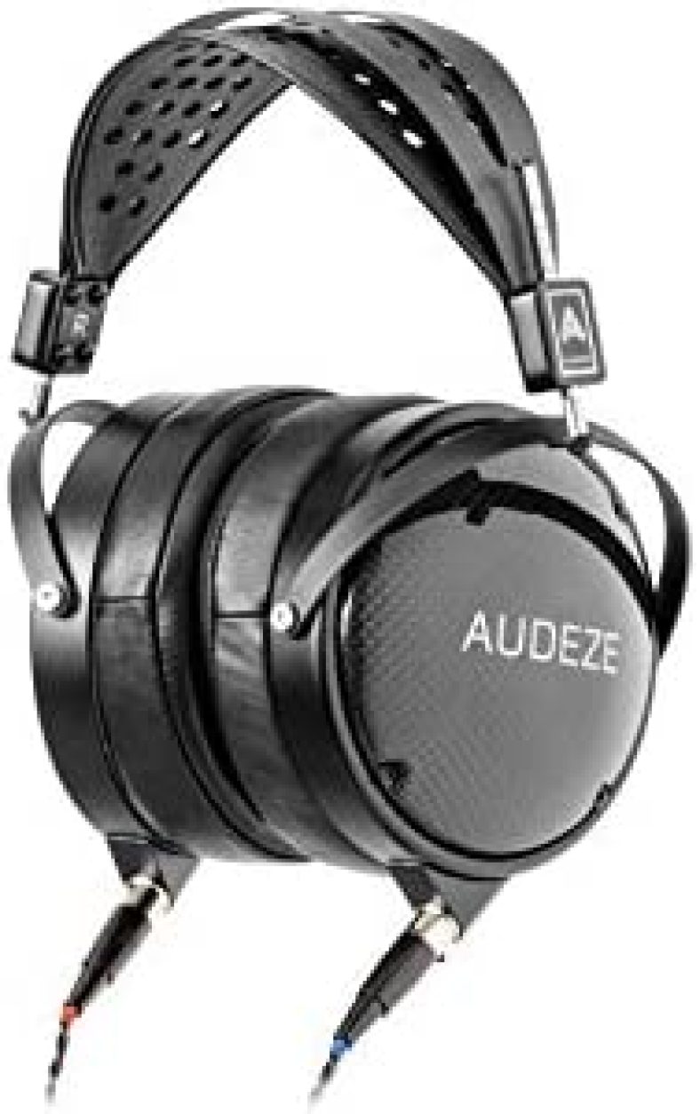 Audeze LCD-XC Over Ear Closed Back Headphone, Carbon Weave earcups with Suspension Headband, Creator Edition with Economy Carry case – New 2021 Version