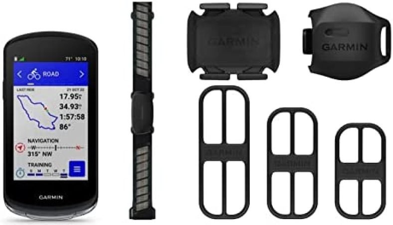 Garmin Edge® 1040, GPS Bike Computer, On and Off-Road, Spot-On Accuracy, Long-Lasting Battery, Bundle