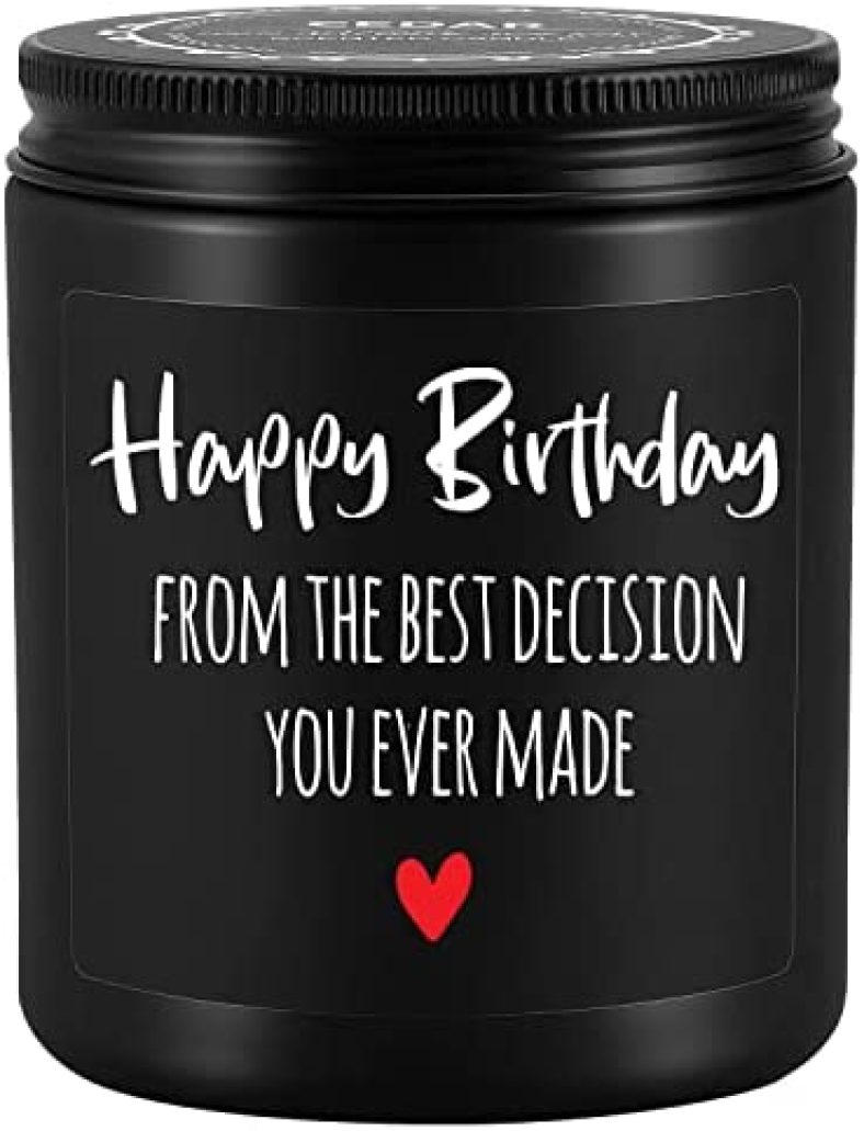 Fairy’s Gift Manly Happy Birthday Candles for Husband, Boyfriend, Fiance – Hilarious Husband Birthday Gift Ideas – Funny Birthday Gifts for Husband from Wife, Boyfriend Birthday Gifts from Girlfriend