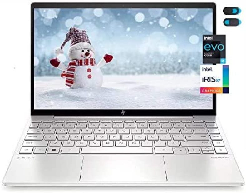 2022 HP Envy 13 Laptop, 13.3″ FHD Display, 11th Gen Intel Core i5-1135G7 Quad-Core Processor, 16GB DDR4, 512GB SSD, Wi-Fi, Fingerprint Reader, Backlit Keyboard, Windows 11 Home, YSC Accessory