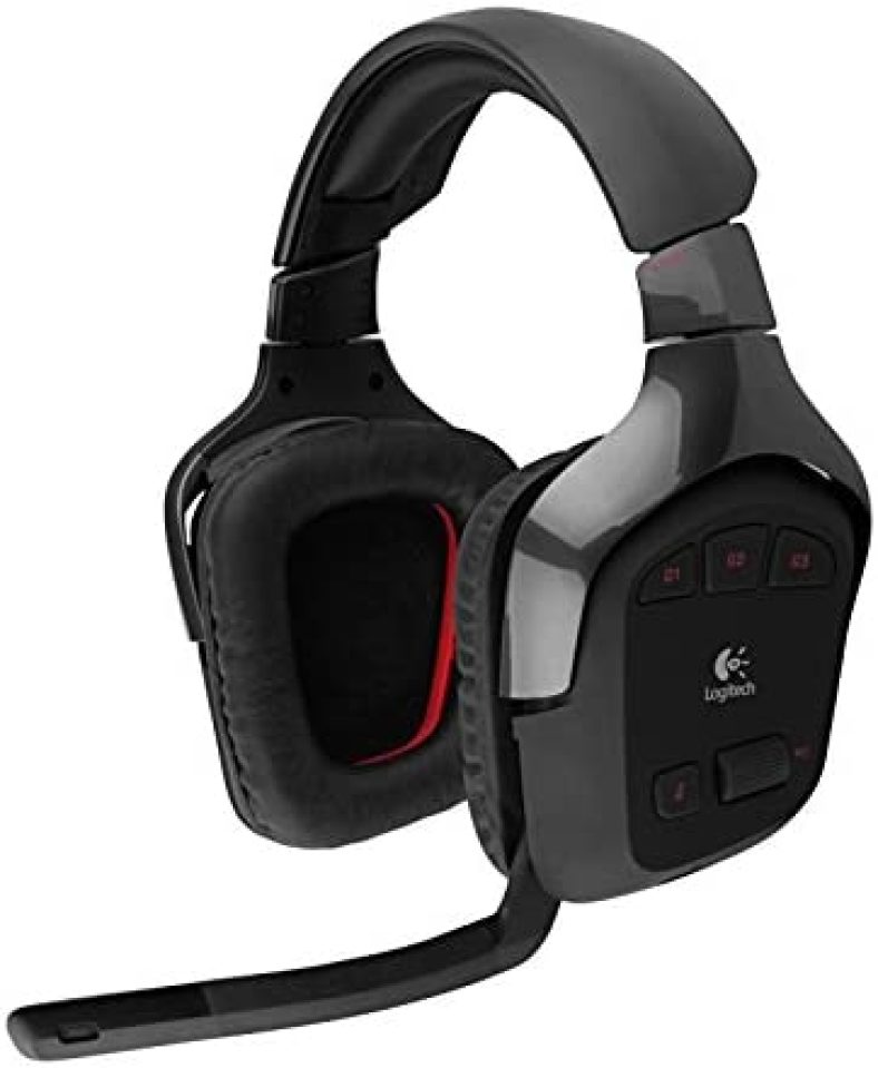 Logitech Wireless Gaming Headset G930 with 7.1 Surround Sound (Renewed)