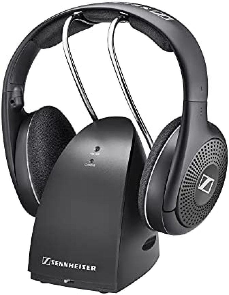 Sennheiser RS 135 On-Ear Wireless RF Headphones with Charging Cradle