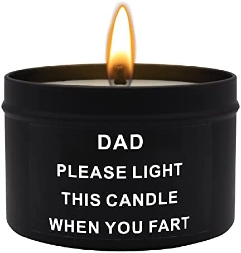 Birthday Gifts for Dad, Papa Gifts, Grandpa Gifts, Dad Gifts from Daughter Son Wife, Funny Gifts for Men, Gag Gifts for Husband, Christmas Gifts, Lavender Scented Candles for Men Unique