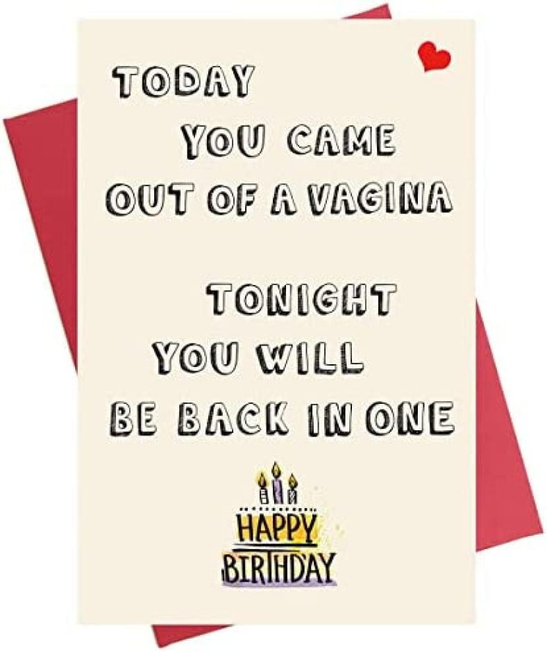 Funny Birthday Card for Him | Birthday Card for Boyfriend Beau | Cheeky Naughty Birthday Card for Husband Fiance…