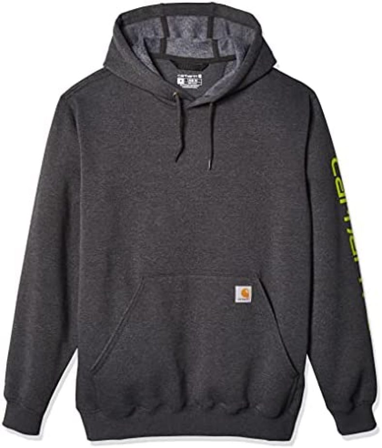 Carhartt Men’s Loose Fit Midweight Logo Sleeve Graphic Sweatshirt