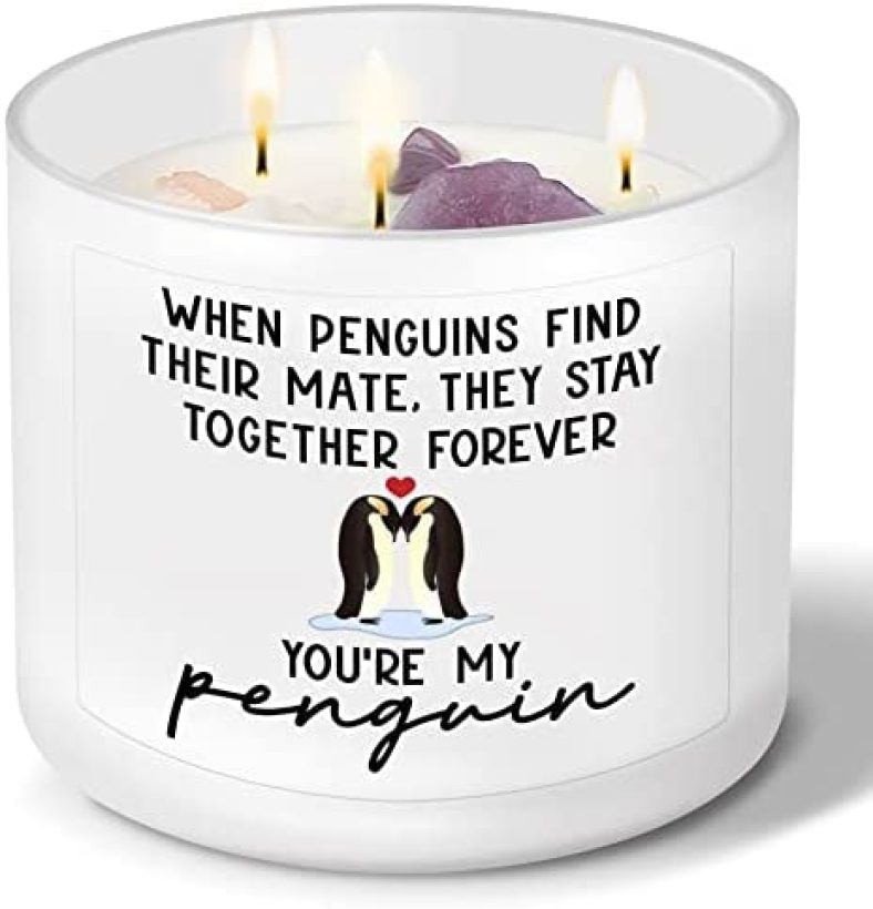 Funny Romantic Gift for Her Him – Gifts for Women Men, Birthday Anniversary Thanksgiving & Christmas for Boyfriend Girlfriend Wife Husband, Lavender Scented Candle