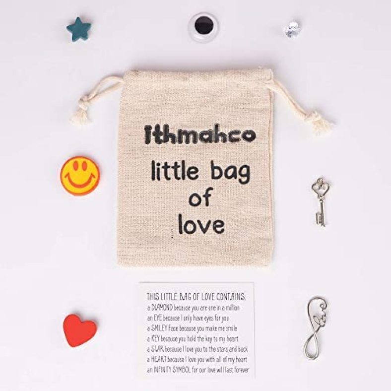 Christmas Gifts for Teenage Girls,Teen Boys Gift Ideas,Birthday Gifts for Girlfriend,Anniversaries Gift for Her,Birthday Gifts for Boyfriend,I Love You Gift,Fun Little Bag Of Love,Little Keepsake,Cute,Funky,Christmas Gifts for Boyfriend