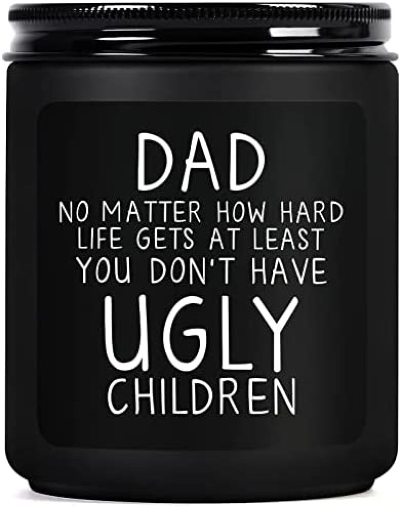 Scented Candles – Gifts for Dad from Daughter, Son, Kids – Christmas Birthday Gifts for Dad, New Dad – Funny Fathers Gifts for Dad, Husband, Men