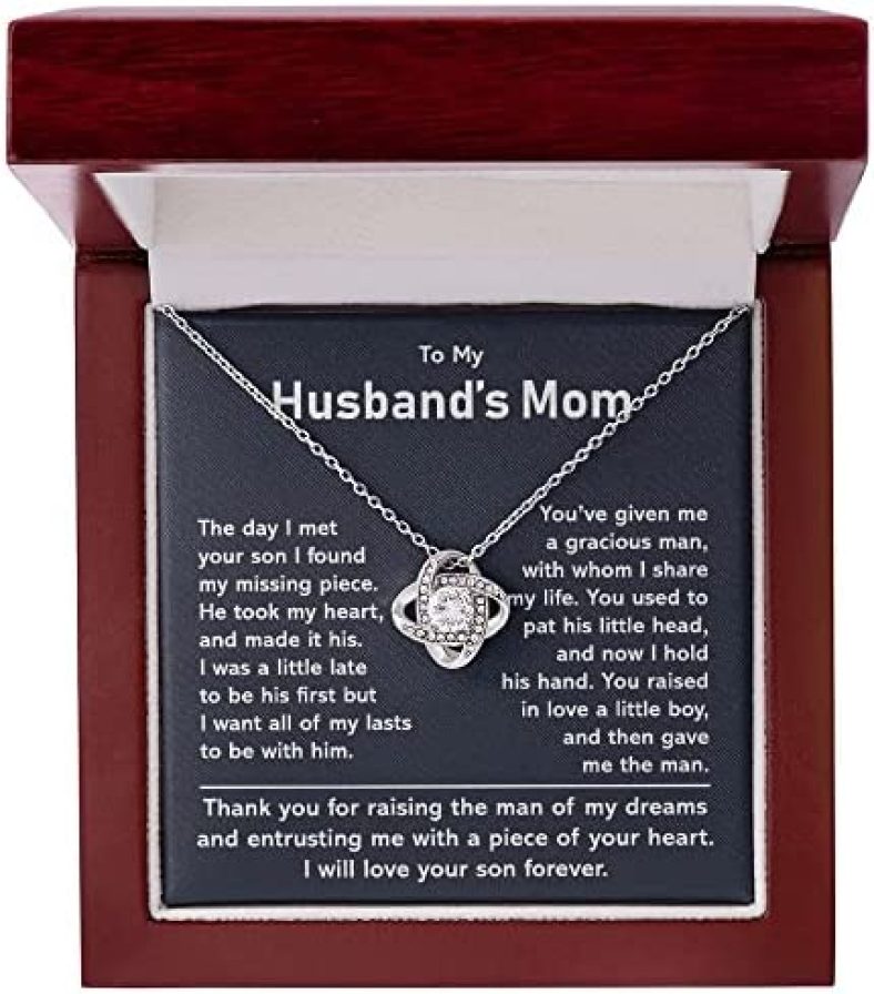 To My Mother In Law Necklaces, Mother In Law Gifts from Daughter In Law, To My Husband’s Mom Necklace, Mother In Law Birthday Weeding Gifts