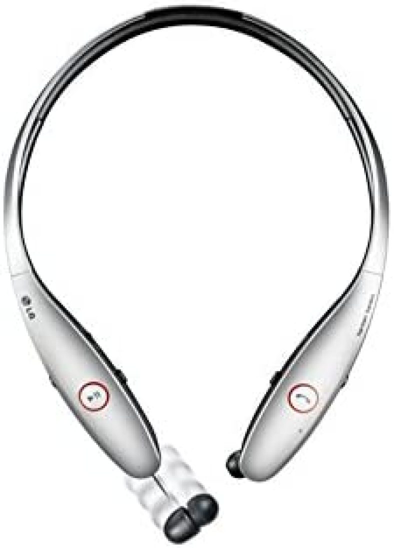 LG Electronics Tone HBS-900 INFINIM Bluetooth Stereo Headset – Silver (Renewed)