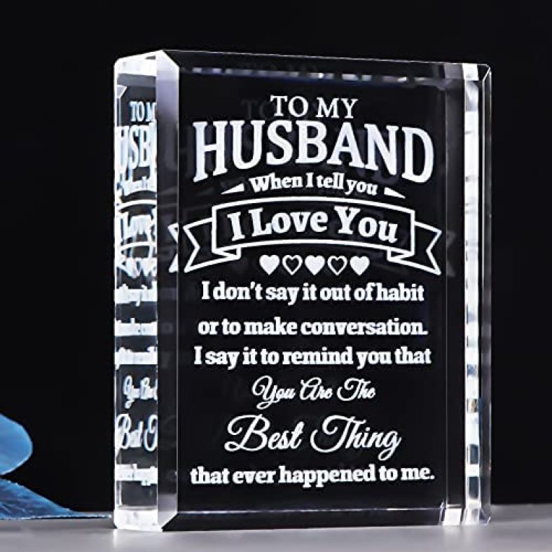 YWHL Gifts for Husband from Wife, To My Husband Gifts for Anniversary to Him Husband, I Love You Gifts for Husband Who Has Everything, Romantic Valentine’s Day Christmas Present