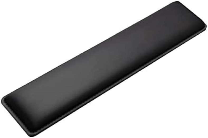 Faluber Cooling Gel Wrist Rest Pad – Full Size- Memory Foam with Non-Slip Footpad -Ergonomic Design Palm Rest- Keyboard Accessory (Large-Full Size)