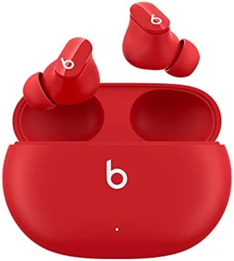 Beats Studio Buds – True Wireless Noise Cancelling Earbuds – Compatible with Apple & Android, Built-in Microphone, IPX4 Rating, Sweat Resistant Earphones, Class 1 Bluetooth Headphones Red