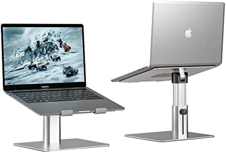 KitBox Laptop Stand for Desk with Adjustable Height and Angle,Aluminum Alloy Notebook Stand for All Laptop.