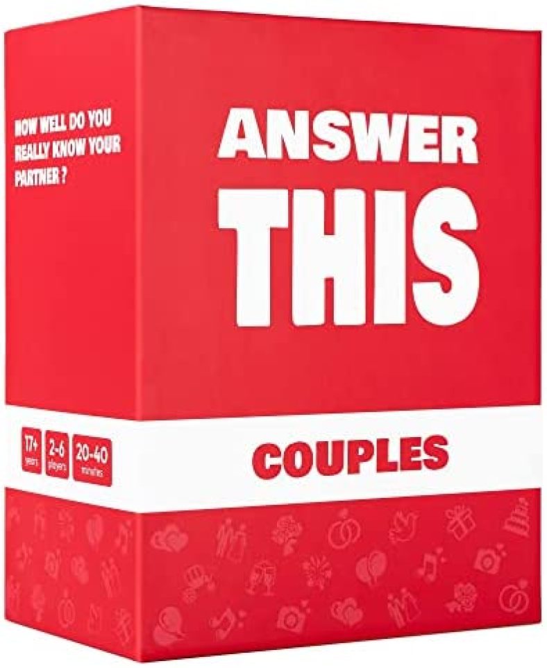 Answer This – Couples – How Well Do You Know Your Partner? – Relationship & Conversation Card Game for Date Night or a Party – Cool Anniversary & Valentines Gift