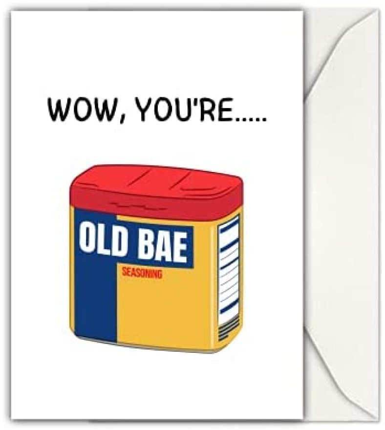 Funny Birthday Card for Men or Women – for Boyfriend, Girlfriend, bf, gf, Husband, Wife, Sister, Brother, etc | for him or her – Gag joke gift | 21st 25th 30th 40th 50th 60th 65th 70th