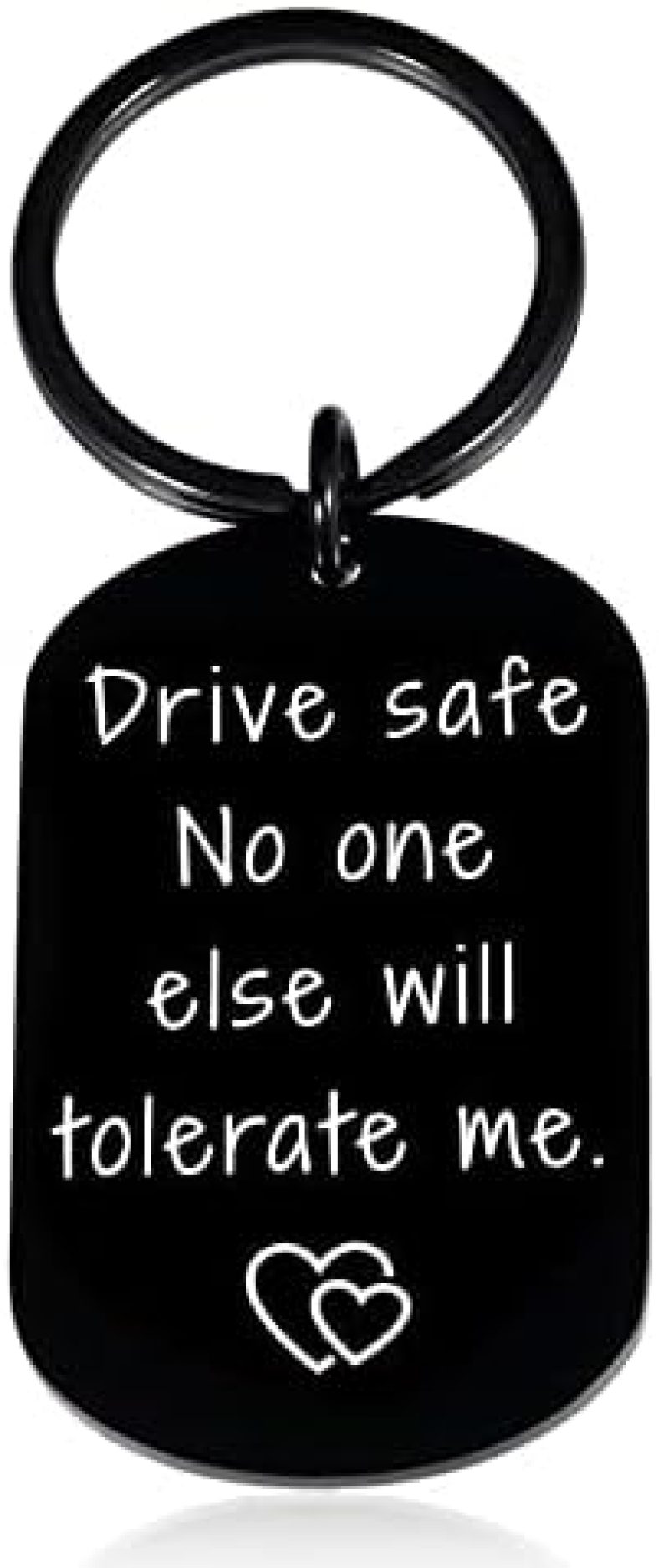 Drive Safe Keychain for Boyfriend Gifts from Girlfriend Anniversary for Husband Christmas Gifts for Boyfriend Birthday Gift Stocking Stuffers for Men Valentines Day Gifts for Him Love Gifts from Wife