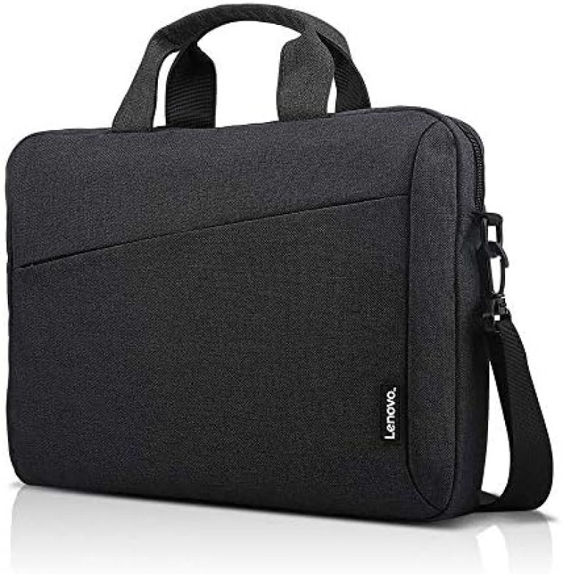 Lenovo Laptop Shoulder Bag T210, 15.6-Inch Laptop or Tablet, Sleek, Durable and Water-Repellent Fabric, Lightweight Toploader, Business Casual or School, GX40Q17229, Black