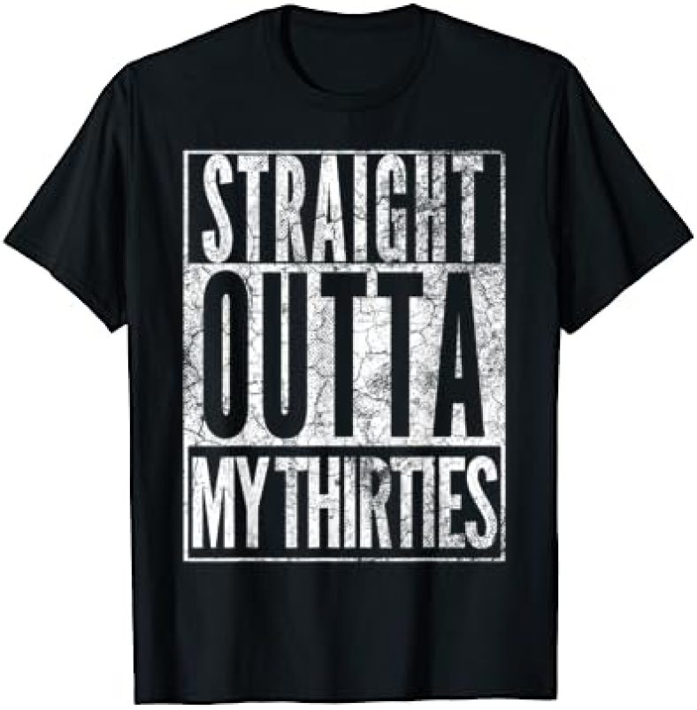 1983 Straight Outta My Thirties 40th BIRTHDAY Gift 40 Years T-Shirt