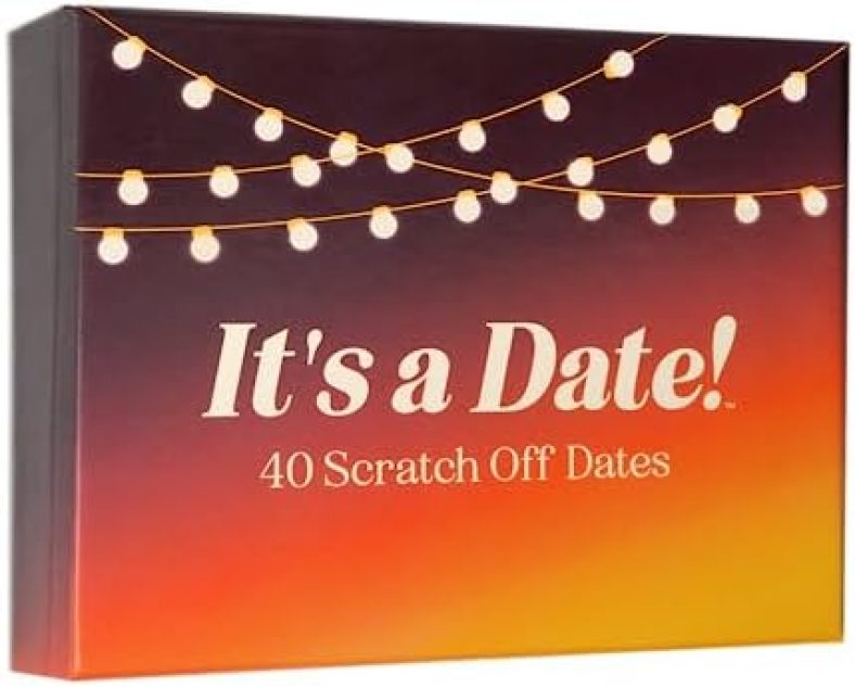 It’s a Date!™ – 40 Fun and Romantic Scratch Off Date Ideas for Couples, Him, Her, Girlfriend, Boyfriend, Wife, Husband – Gift for Date Night, Weddings, Anniversaries, and Birthdays!