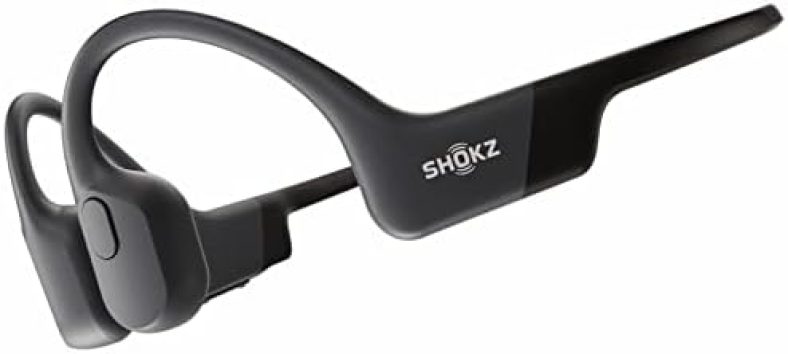 SHOKZ OpenRun (AfterShokz Aeropex) – Open-Ear Bluetooth Bone Conduction Sport Headphones – Sweat Resistant Wireless Earphones for Workouts and Running – Built-in Mic, with Headband