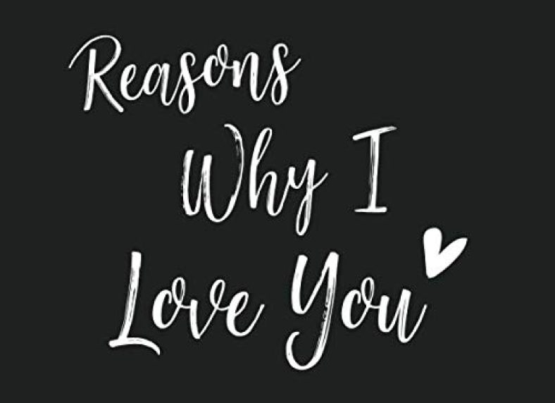 Reasons Why I Love You: Prompted Journal, DIY Fill In Blank Book, Gift Ideas for Boyfriend, Girlfriend, Couple, Husband, Wife, Valentine’s Day, Anniversary, Birthday