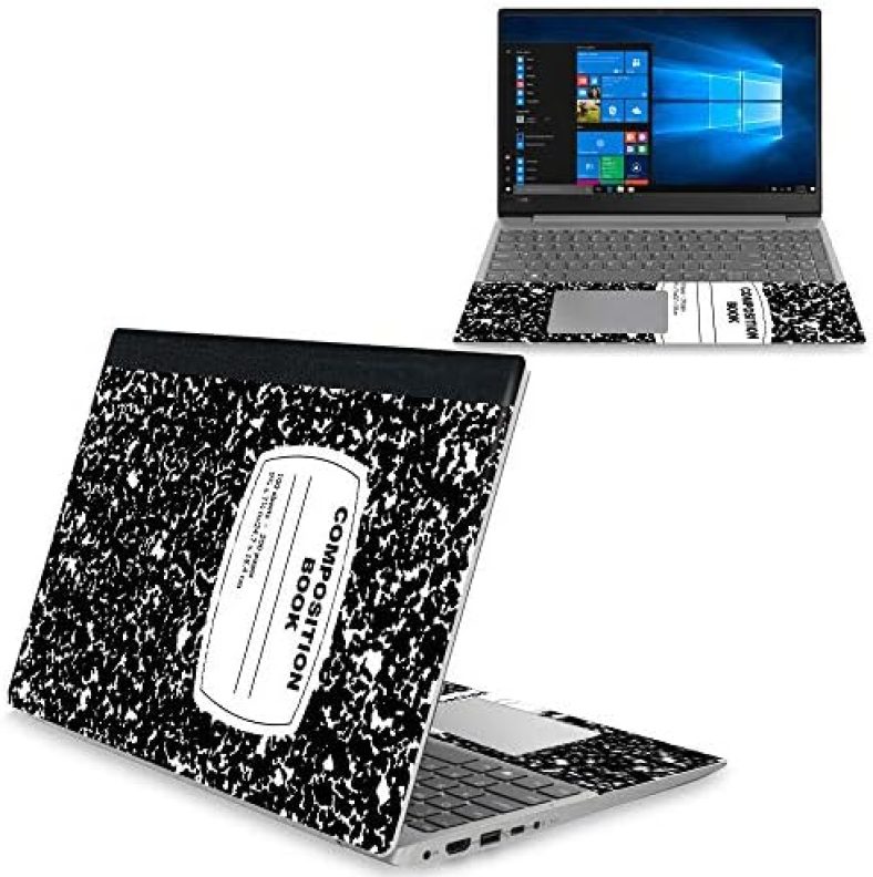 Mightyskins Skin Compatible With Lenovo Ideapad 330s 15″ (2018) – Composition Book | Protective, Durable, And Unique Vinyl Decal Wrap Cover | Easy To Apply, Remove, And Change Styles | Made In The Usa