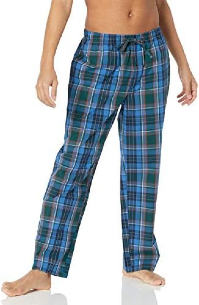 Amazon Essentials Men’s Straight-Fit Woven Pajama Pant