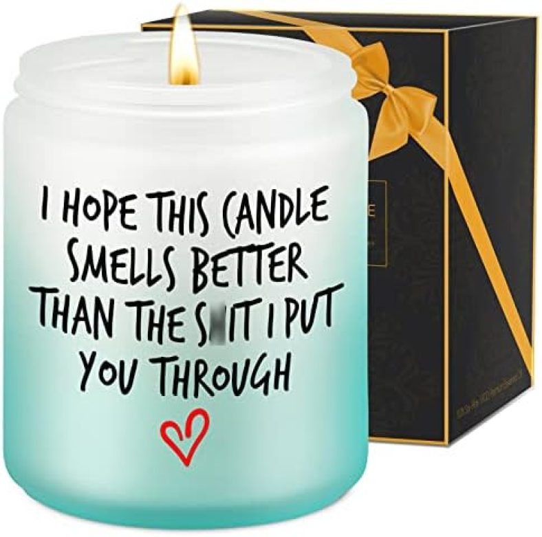 Fairy’s Gift Candle, I’m Sorry, I Love You Gifts for Her, Him – Gifts for Wife, Mom Gifts – Grandma, Girlfriend, Wife Birthday Gift Idea – Christmas Funny Gifts for Women, Men, Dad Husband, Boyfriend