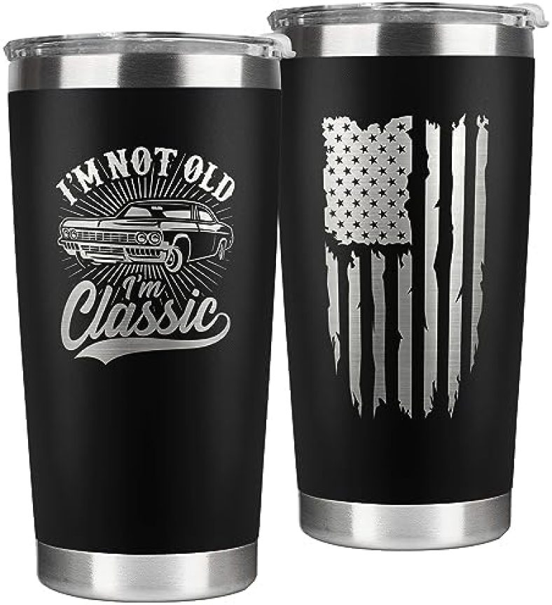 Gifts for Men – Birthday Gifts for Men – Mens Gifts for Grandpa, Him, Dad, Husband – 40th, 50th, 60th, 70th Mens Birthday Gift Ideas – Men Christmas Gifts, Christmas Presents For Men – 20 Oz Tumbler