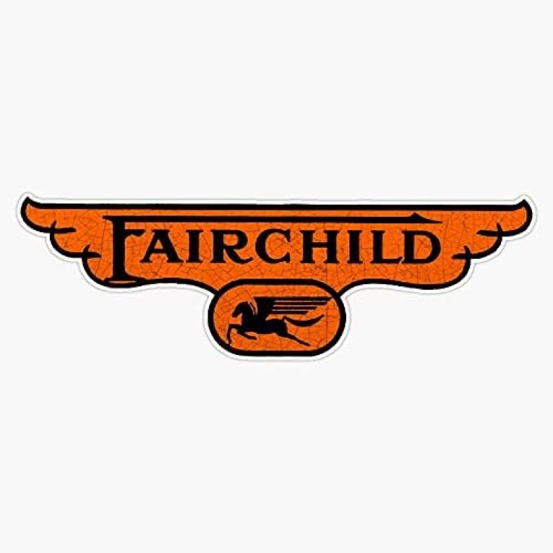 Fairchild Vintage Aircraft Usa Vinyl Decal Wall Laptop Bumper Sticker 5″