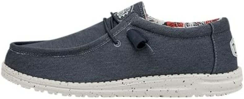 Hey Dude Men’s Wally Stretch Canvas Moc Toe Shoes