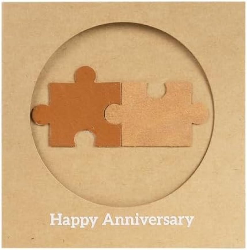 3 Year Anniversary Card, 3rd Wedding Anniversary Ideas, 3rd Anniversary Leather Gifts For Couple, Him, Her, Husband, Wife, Men, Women, Best Leather Gift For Traditional Wedding Anniversary By Year