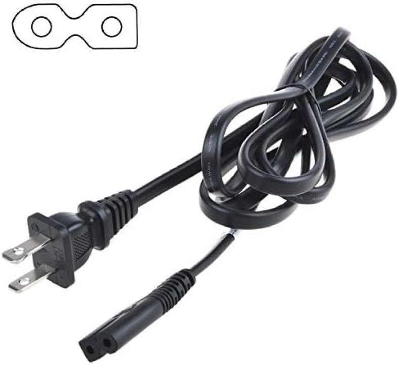 Accessory USA AC in Power Cord Outlet Socket Plug Cable Lead for Euro-PRO 9101, Shark 9110, 9125 Sewing Machines