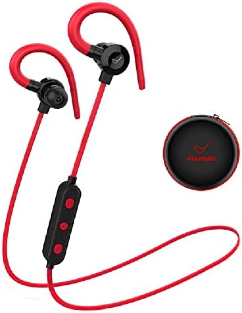 Bluetooth Headphones Wireless Earbuds, Bluetooth 5.1 & IPX5 Waterproof Sports in-Ear Earphones w/Mic, Magnetic Neckband 7 Hrs Playtime HiFi Stereo Bluetooth Headphones for Gym Workout Daily Travel