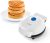 DASH Mini Maker for Individual Waffles, Hash Browns, Keto Chaffles with Easy to Clean, Non-Stick Surfaces, 4 Inch, White